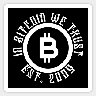 Trust Bitcoin Sticker